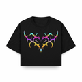 Heart Cyber rainbow crop üst — CUCIWEAR streetwear
