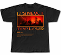 IT'S NEVER TOO LOUD oversize baskılı tişört — CUCIWEAR streetwear