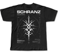 SCHRANZ oversize baskılı tişört — CUCIWEAR techno streetwear