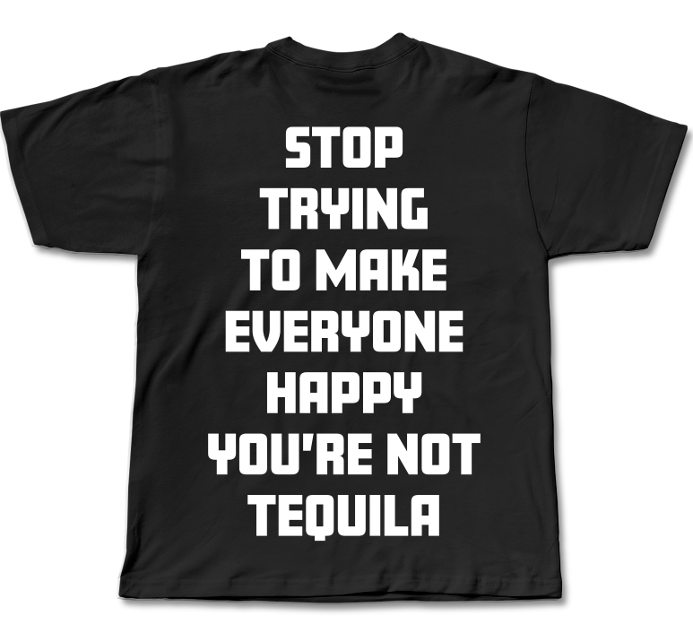 YOU'RE NOT TEQUILA oversize baskılı tişört — CUCIWEAR streetwear