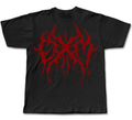 Red Acid Cyber oversize grafik baskılı tişört — CUCIWEAR streetwear