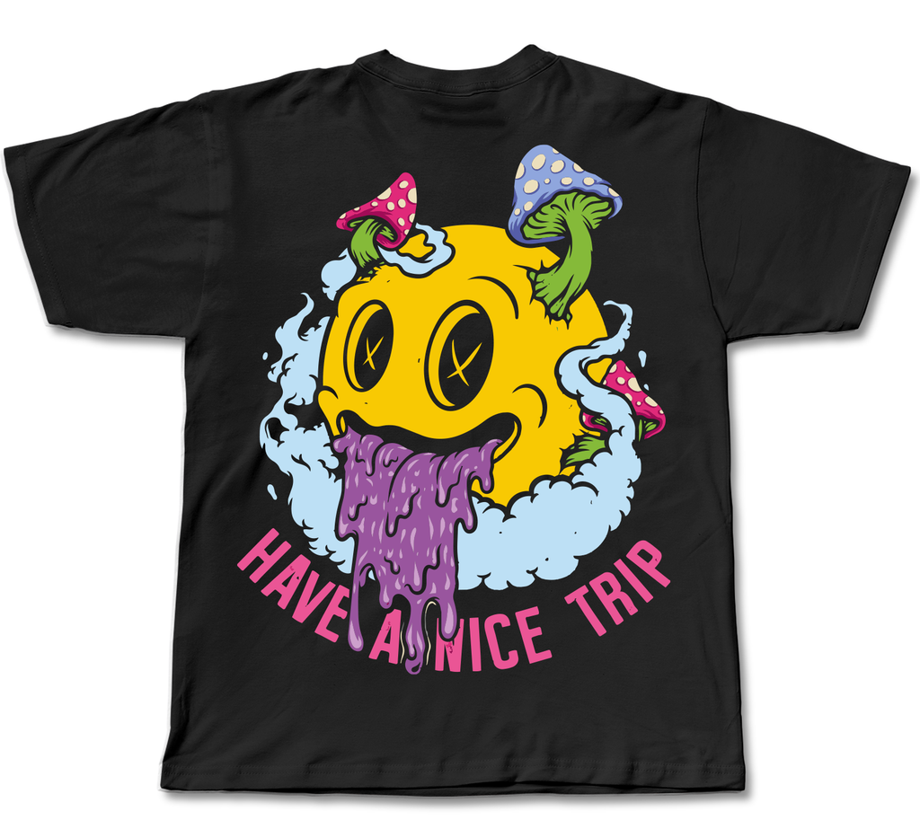 Have A Nice Trip oversize baskılı tişört — CUCIWEAR streetwear
